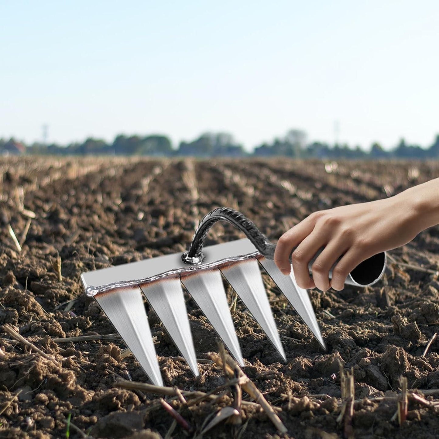 Powerful 5-Teeth Carbon Steel Garden Weeding🌿