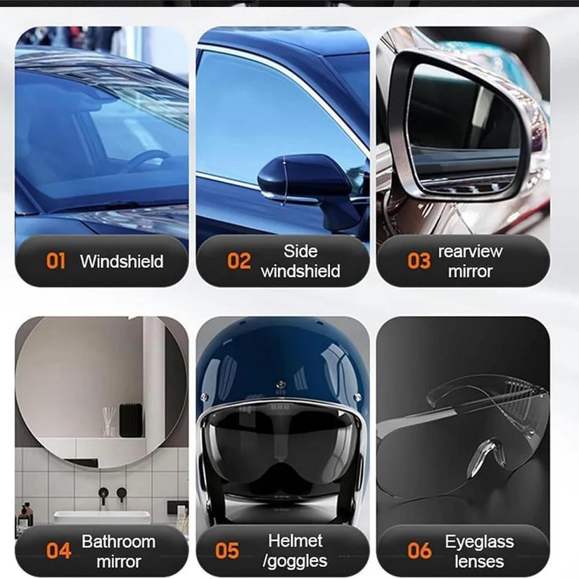 Car Glass Anti- Fog Hydrophobic Spray (Buy 1 Get 1 Free)