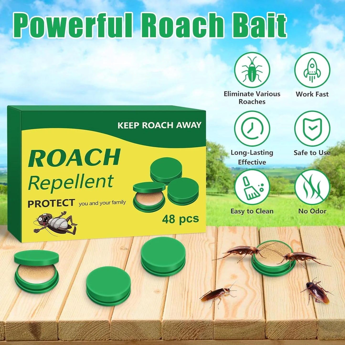 Powerful Cockroach Killer (Buy 1 Get 1 Free)
