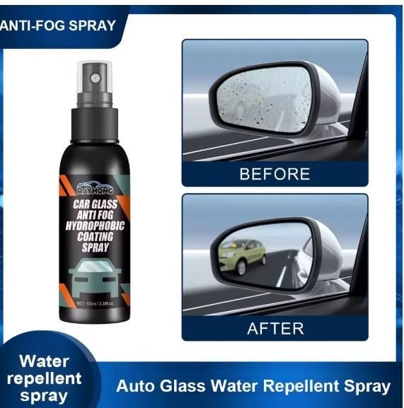 Car Glass Anti- Fog Hydrophobic Spray (Buy 1 Get 1 Free)