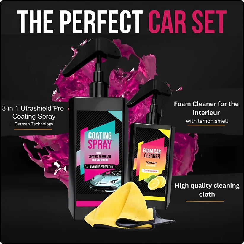PlatinumShield - The Ultimate 3 in 1 Car Care Kit (A Perfect Combo)🚗✨