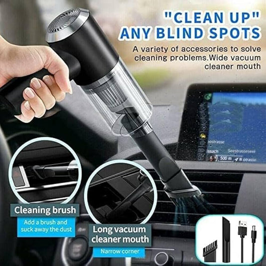 [UPGRADED] Portable Air Duster Wireless Vacuum Cleaner