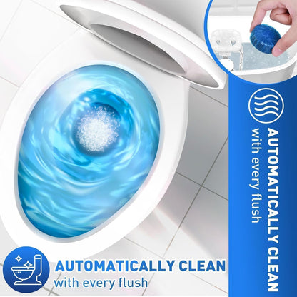 Blue Bubble Toilet Cleaner Tablets (Buy 1 Get 1 Pack Free)