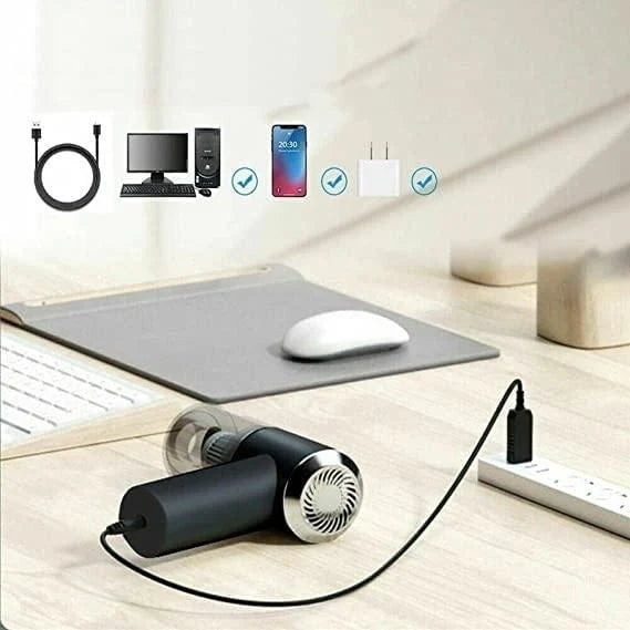 [UPGRADED] Portable Air Duster Wireless Vacuum Cleaner