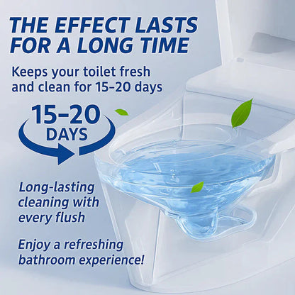Blue Bubble Toilet Cleaner Tablets (Buy 1 Get 1 Pack Free)