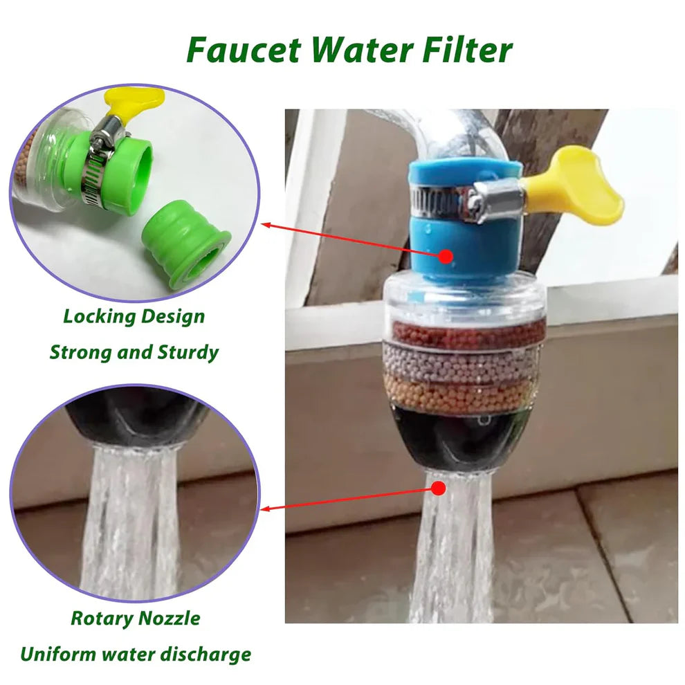 Multi-Layer Activated Carbon Water Faucet Filter 💧(Buy 1 Get 1 Free)